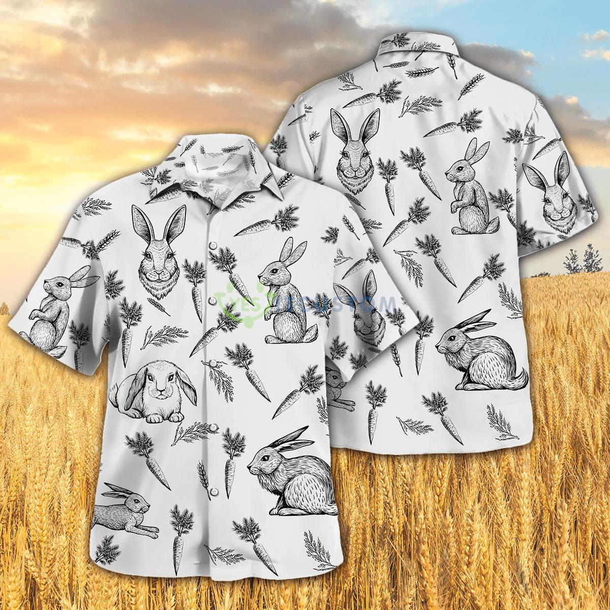 Rabbit Pattern Hawaiian Shirt 6 Rabbit Pattern Hawaiian Shirt Product Photo 1