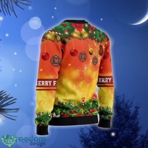 Merry Fire Mas Firefighter Ugly Christmas Sweater Gift Men Women - Merry Fire Mas Firefighter G51126 unisex womens & mens, couples matching, friends, funny family ugly christmas holiday sweater gifts (plus size available)_2
