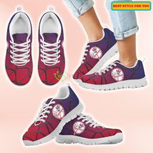 New York Yankees Gradient Casual Sneakers For Sport Fans Product Photo 2