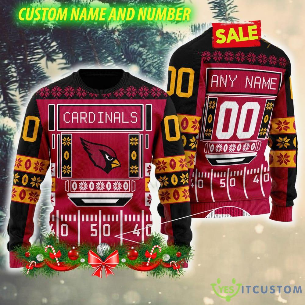 St. Louis Cardinals NFL Weave 3D Custom Number And Name Ugly Christmas Sweater Red 3 St. Louis Cardinals NFL Weave 3D Custom Number And Name Ugly Christmas Sweater Red - St. Louis Cardinals NFL Weave 3D Custom Number And Name Ugly Christmas Sweater Red