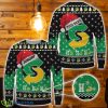 Subway Santa Hat Pattern Ugly Sweater Custom Name Cute Christmas Gift 3D Ugly Christmas Sweater Product Photo 1