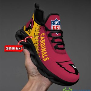 Arizona Cardinals Max Soul Shoes Style 4 Custom Name Running Sneakers For Fans Gift - Arizona Cardinals-PERSONALIZED MAX SOUL SHOES_2
