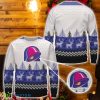 Taco Bell Wool Sweater Christmas 3D Ugly Christmas Sweater Product Photo 1