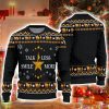 Talk Less Smile More Christmas Gift Ugly Christmas Sweater Product Photo 1