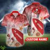 Tampa Bay Buccaneers NFL Surfboard Logo Flip Flops Personalized Hawaiian Shirt - Tampa Bay Buccaneers NFL Surfboard Logo Flip Flops Personalized Hawaiian Shirt