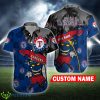 Texas Rangers Design Toscano Aloha Personalized Hawaiian Shirt - Texas Rangers Design Toscano Aloha Personalized Hawaiian Shirt