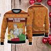 Thanks For Being A Friend Ugly Sweater Cute Christmas Gift For Holiday Golden Girls 3D Ugly Christmas Sweater Product Photo 1