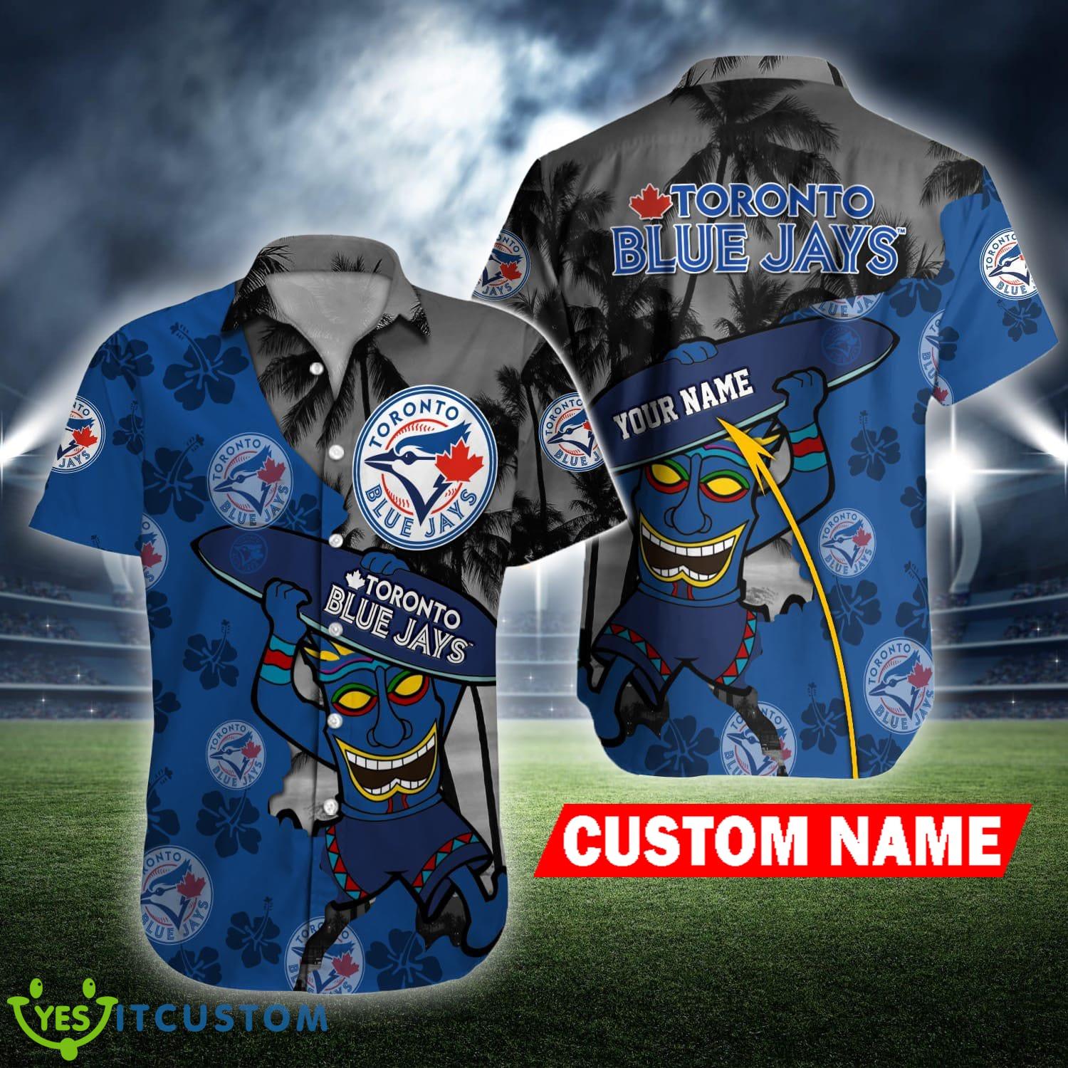 Toronto Blue Jays Design Toscano Aloha Personalized Hawaiian Shirt 2 Toronto Blue Jays Design Toscano Aloha Personalized Hawaiian Shirt - Toronto Blue Jays Design Toscano Aloha Personalized Hawaiian Shirt