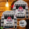 Wendy's Ugly Sweater Cute Christmas Gift 3D Ugly Christmas Sweater Product Photo 1