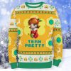 Xmas Super Game Mario Cartoon Princess Daisy Xmas Ugly Christmas Sweater Christmas Holiday Gift Product Photo 1