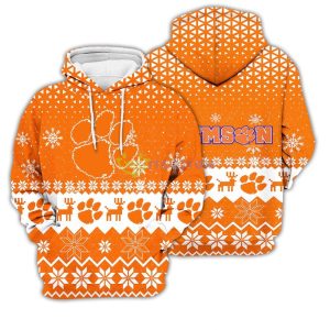Clemson Tigers Sports 3D Pullover Hoodie Product Photo 1